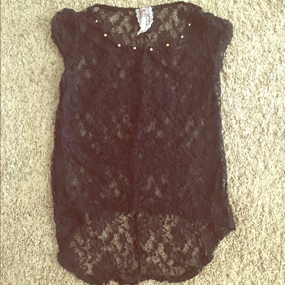 Black Lace Top