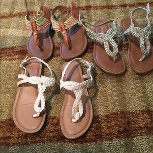 LOT girls sandals