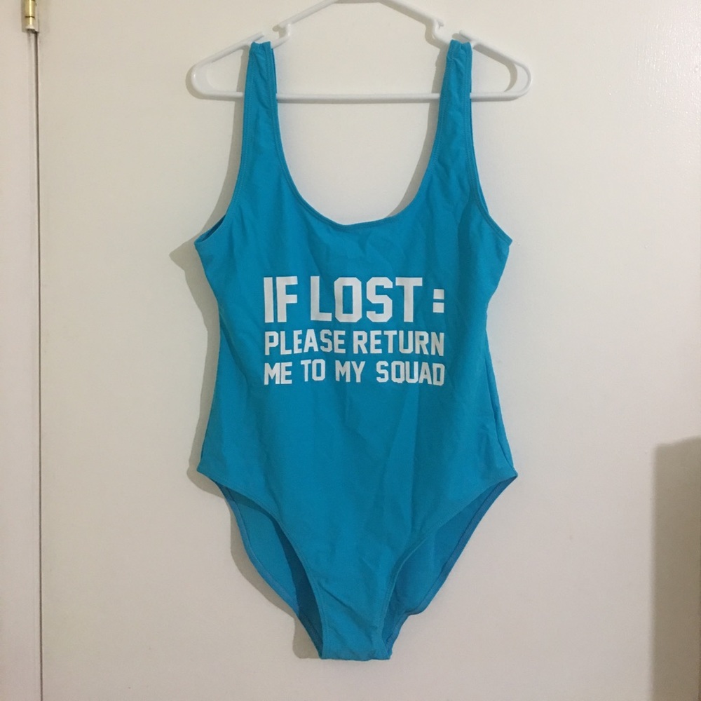 One piece swimsuit