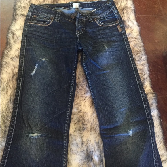 Silver jean with flare - Picture 2 of 3