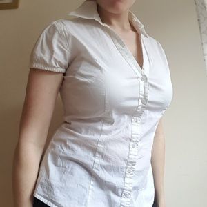 White Button Up Blouse