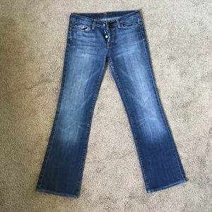 7 For All Mankind Boy Cut jeans sz 30