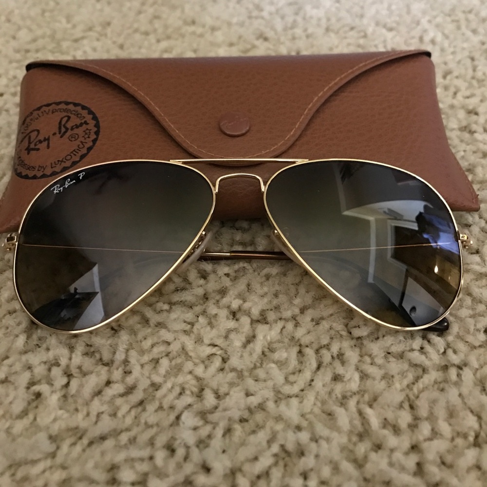 Polarized Rayban Aviators