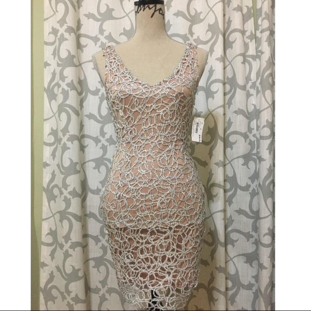 Ariana Silver Dress