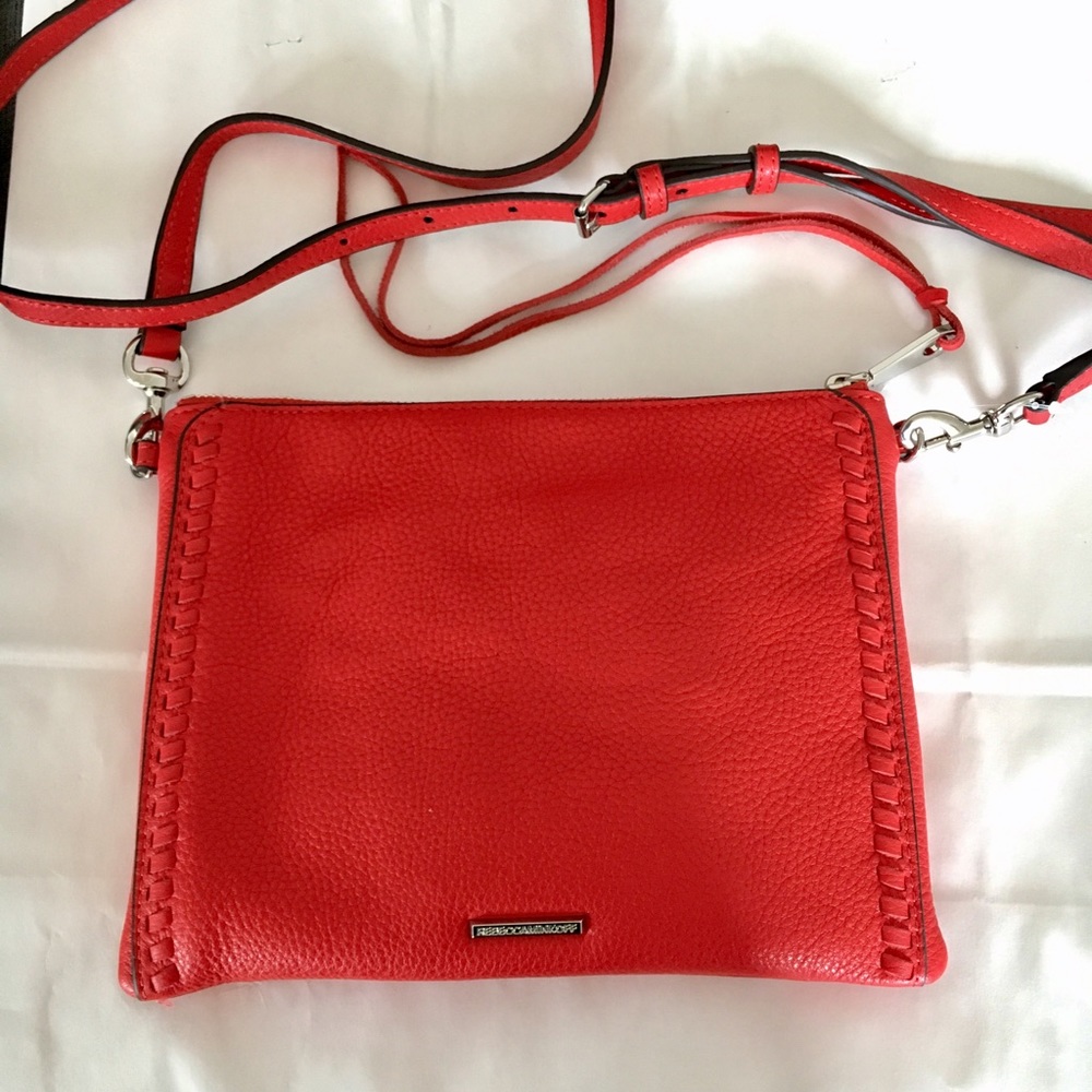 REBECCA MINKOFF Crossbody Red Leather Bag