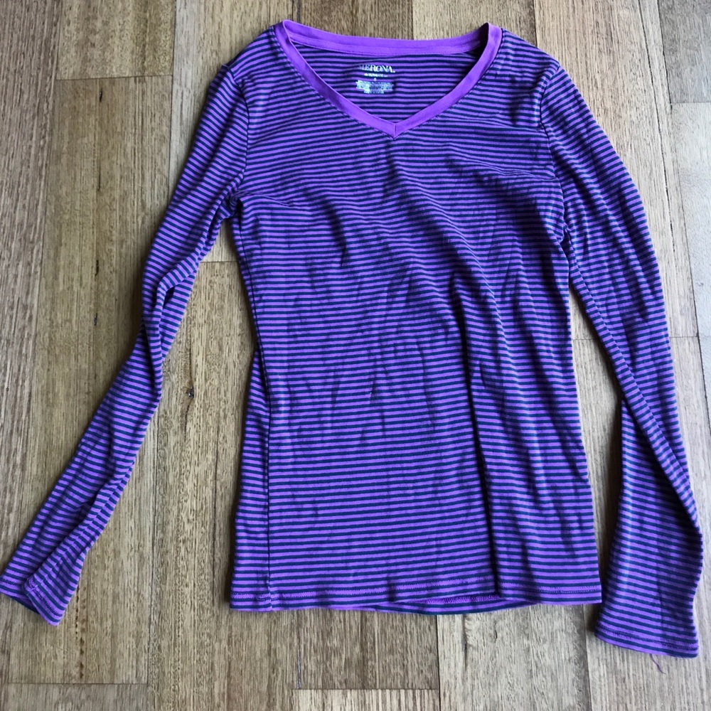 Striped long sleeve shirt