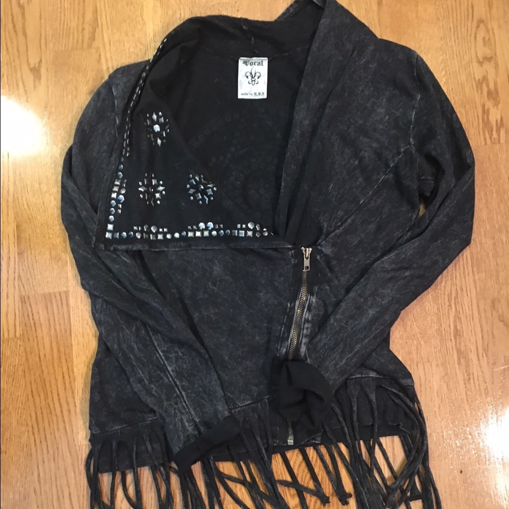 High end zip sweatshirt