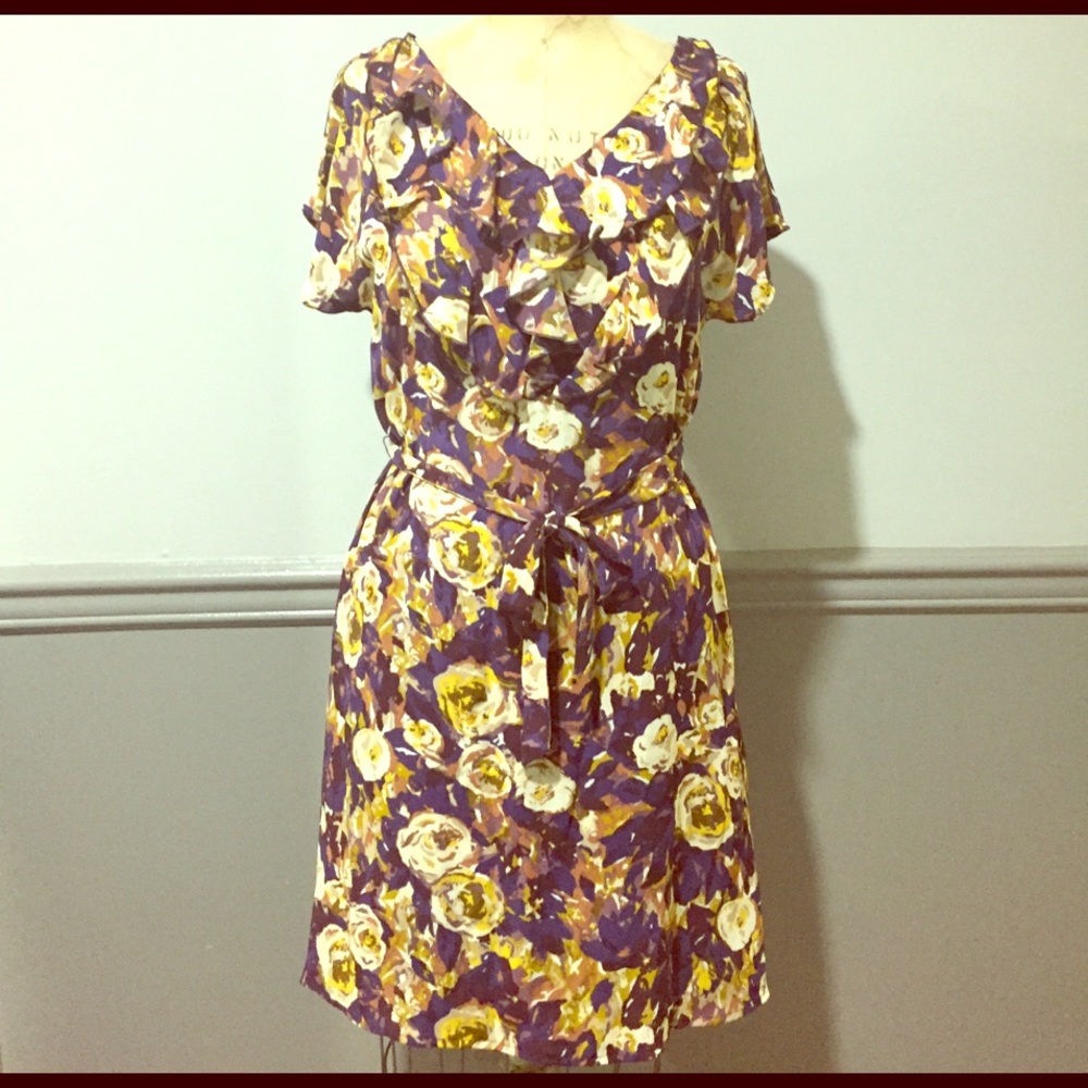 Lands" End floral dress