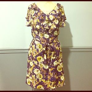 Lands" End floral dress