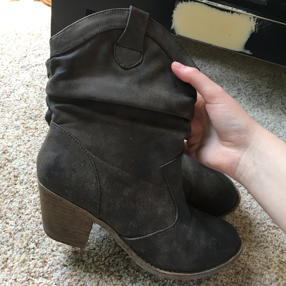 Ankle high cowboy boots