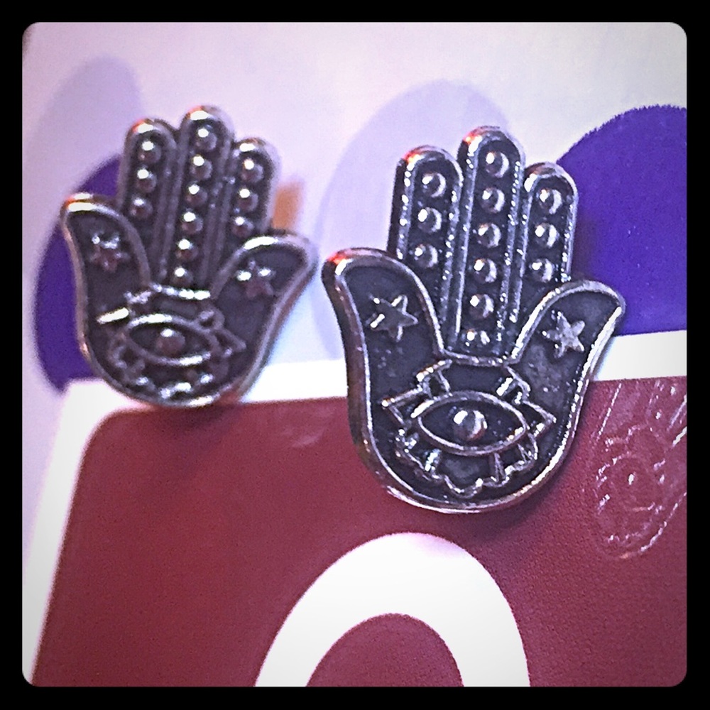 🛍4/$10🛍 Pair Hypo-Allergenic Hamsa Earrings