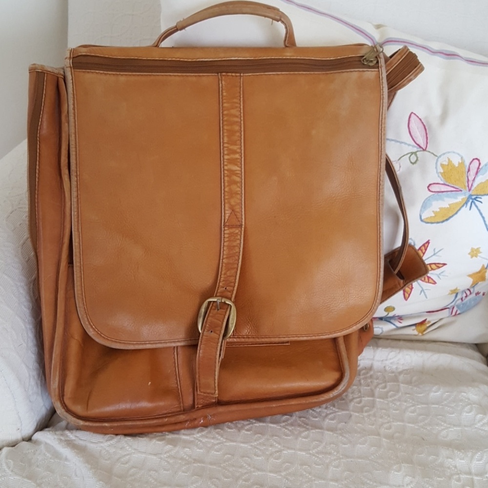 HOBO International vintage leather satchel.