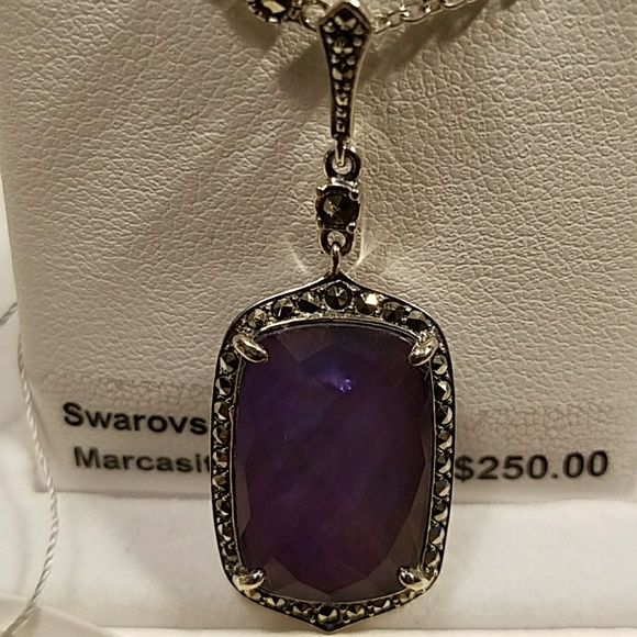 Lavish by TJM Purple Mother Pearl Triplet Pendant - Picture 4 of 4