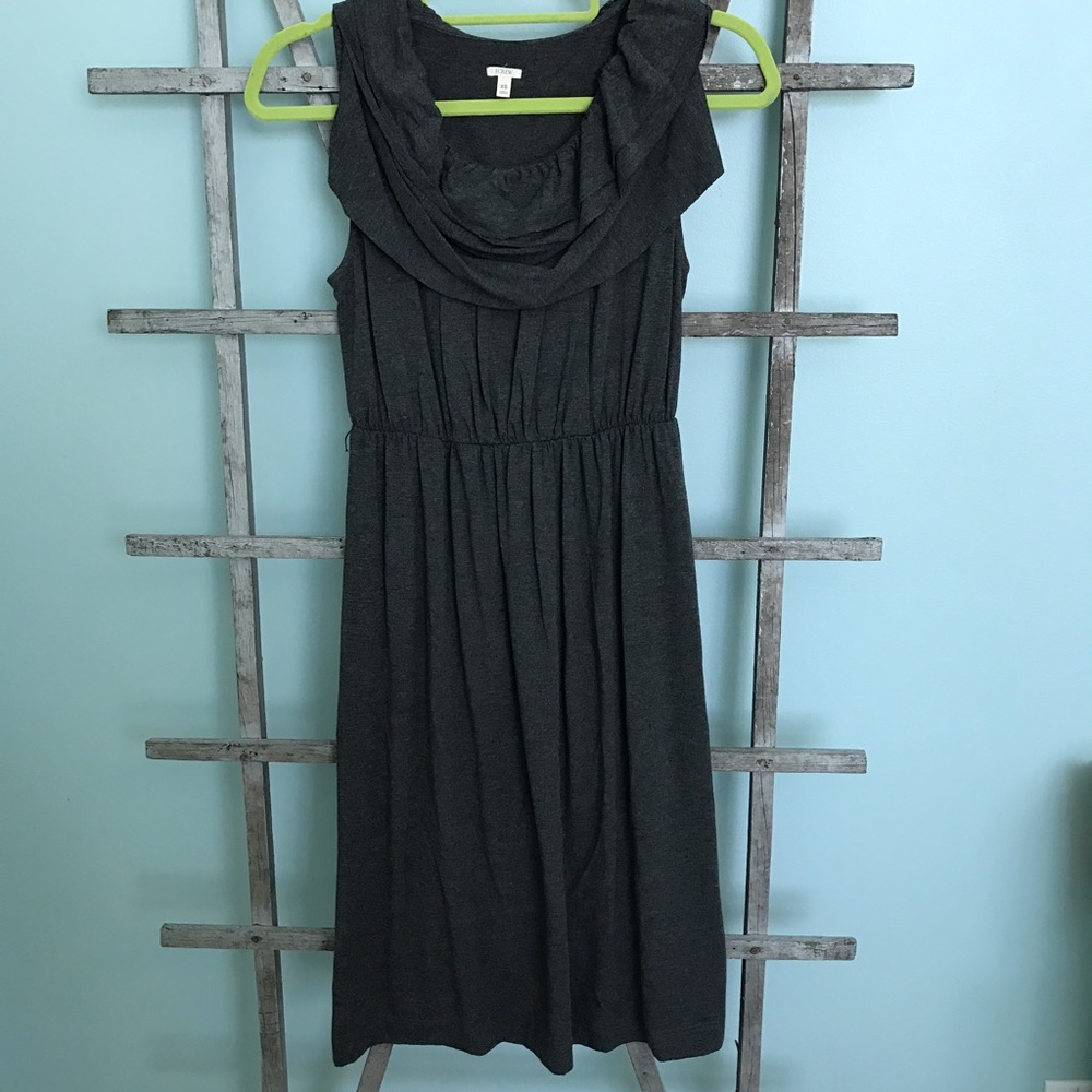 J. Crew Ruffle Neck Dress