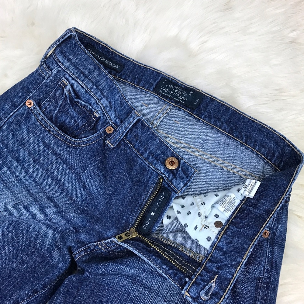 Lucky Brand Blue Sienna Weekender Crop Jeans - Picture 6 of 8