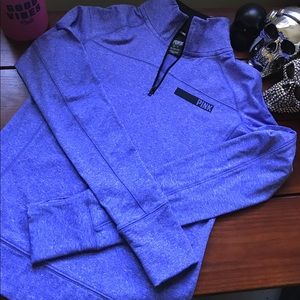 Purple PINK half zip, size XS, NWOT Purple PINK half zip, size XS, NWOT