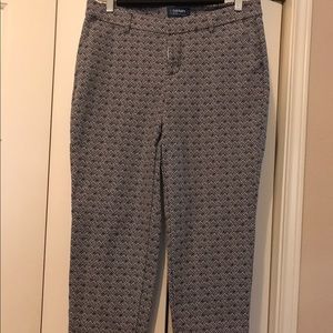 Old Navy Harper Printed Ankle Pants mid rise