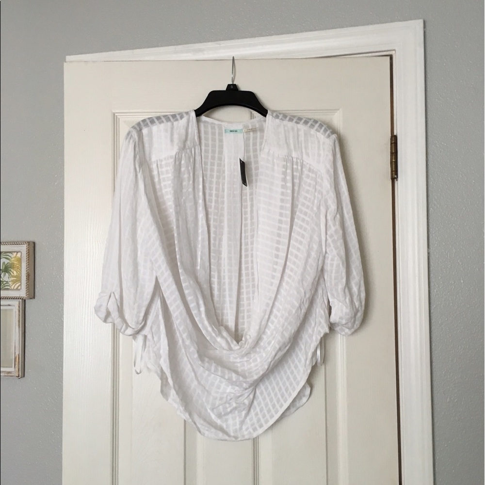 Flowy top with open front