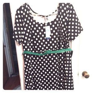 Plus size maternity dress