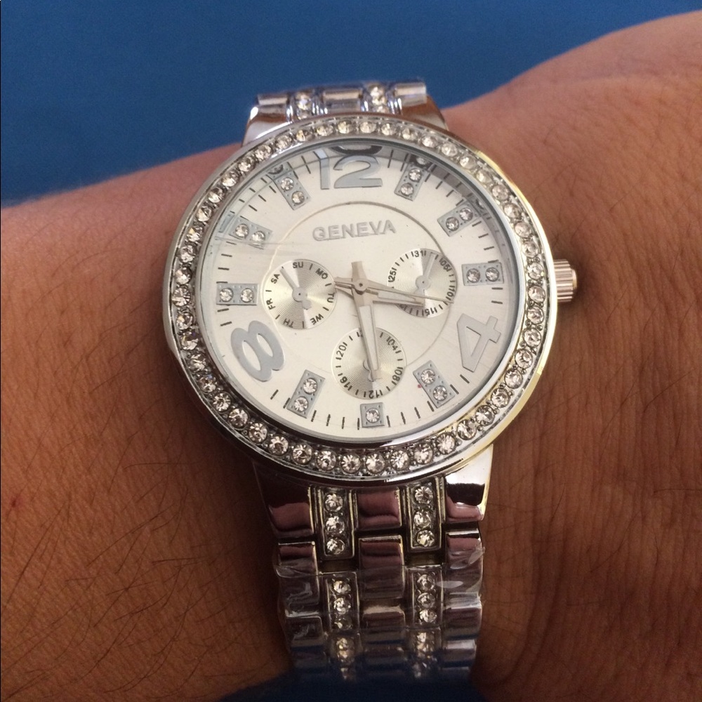 Radiant Crystal Watch Bracelet - Picture 2 of 3