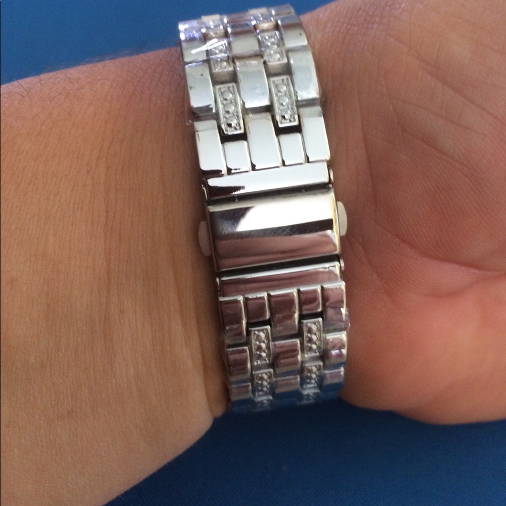 Radiant Crystal Watch Bracelet - Picture 3 of 3