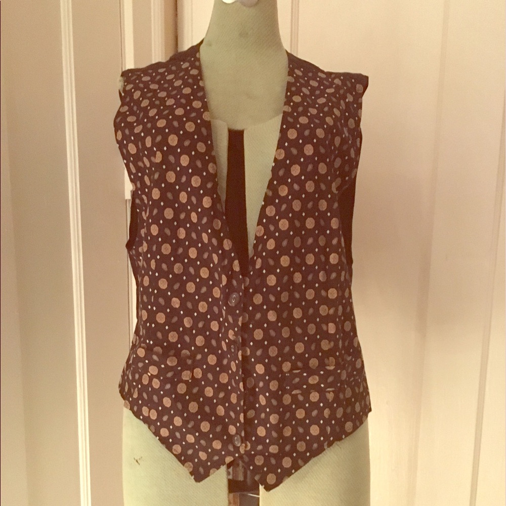Medallion Print Vintage Vest