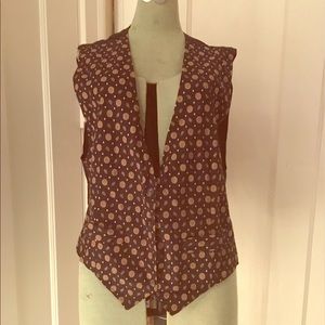 Medallion Print Vintage Vest