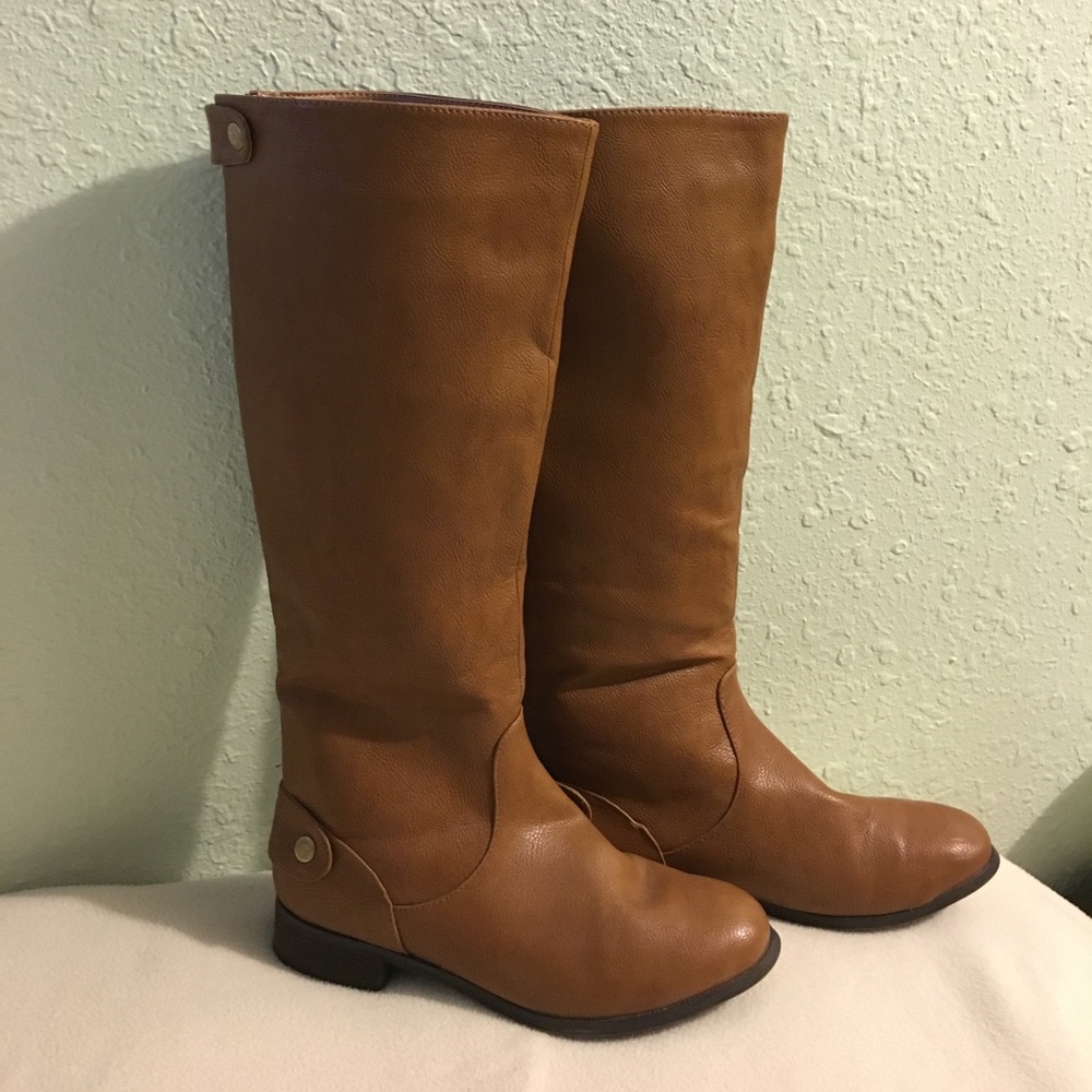 Camel color boots