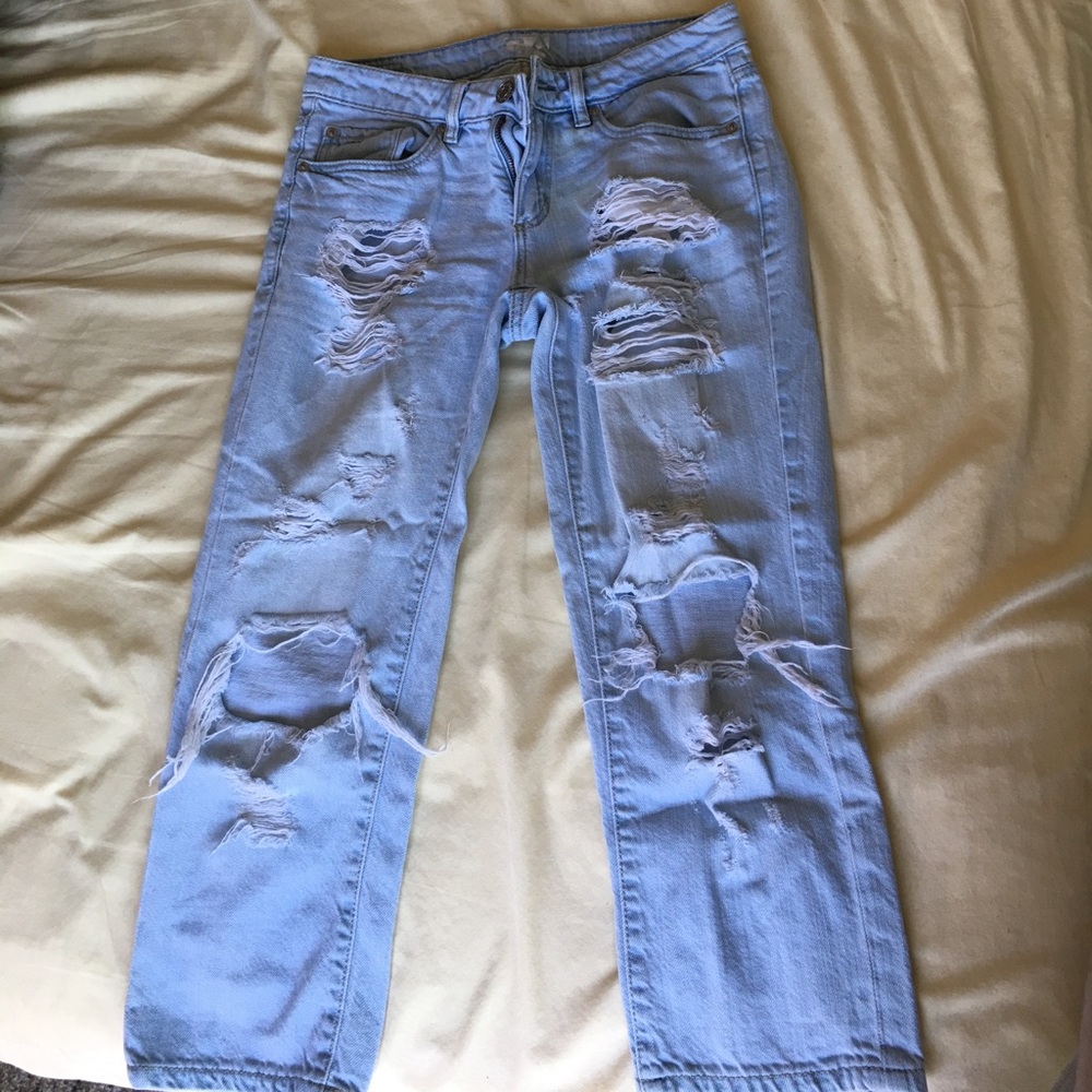 Garage Crop Boyfriend Jeans.