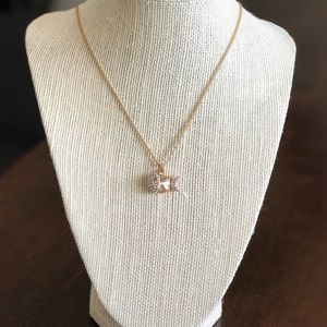 Sparkle Champagne Fish Necklace