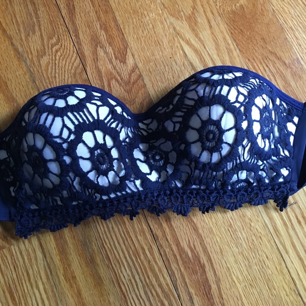 push-up strapless bikini top