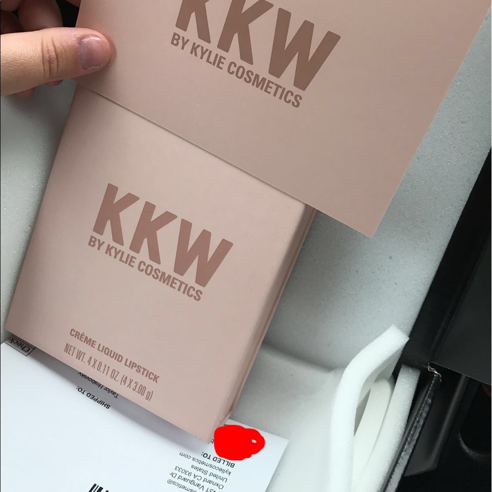 Kylie cosmetics KKW lipsticks