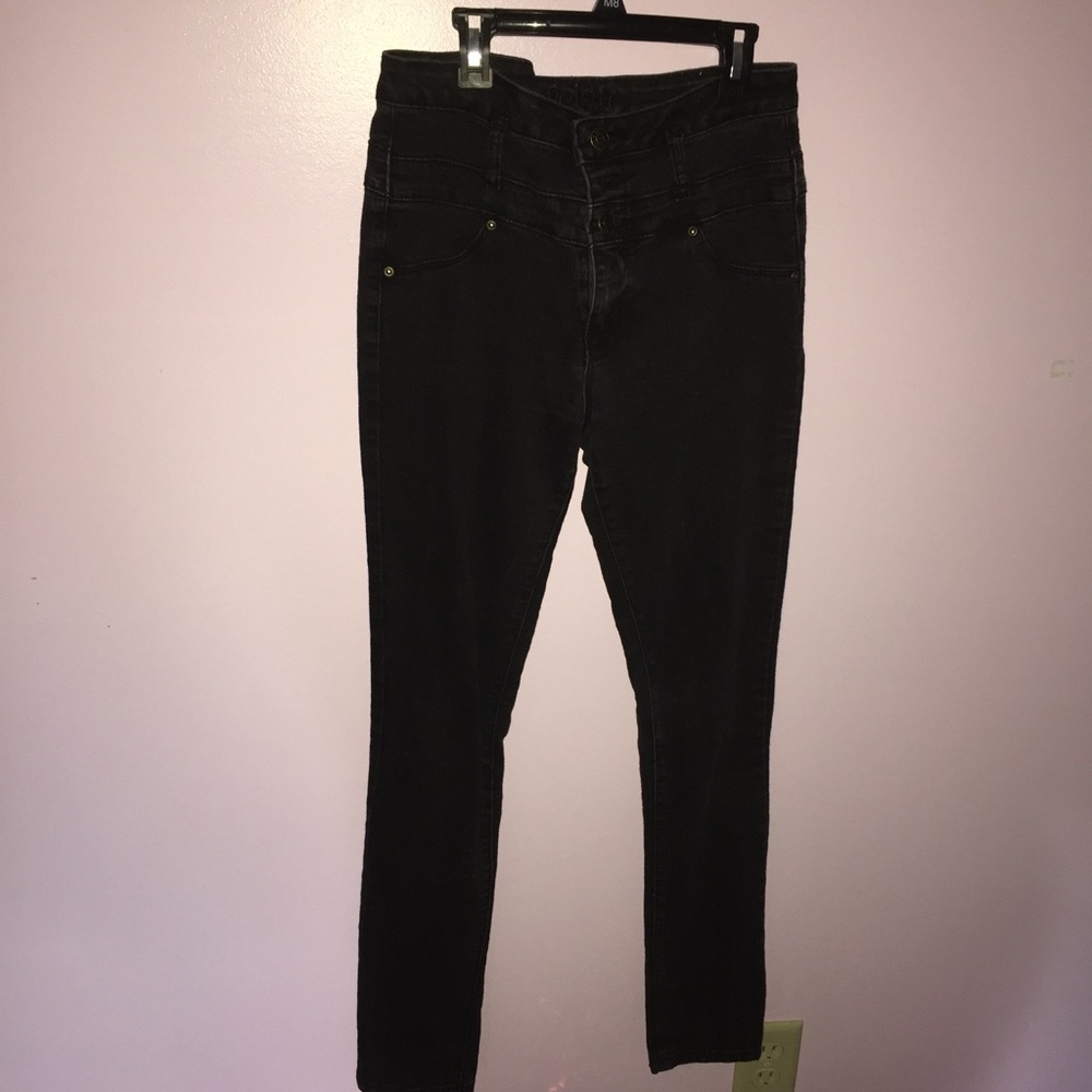 high waisted jeans