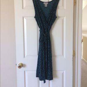 Faux wrap around Nine West dress