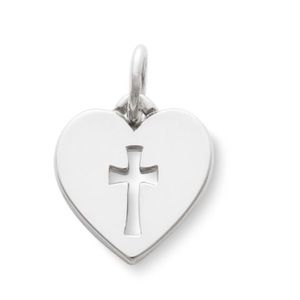 James Avery Crosslet Heart. Charm