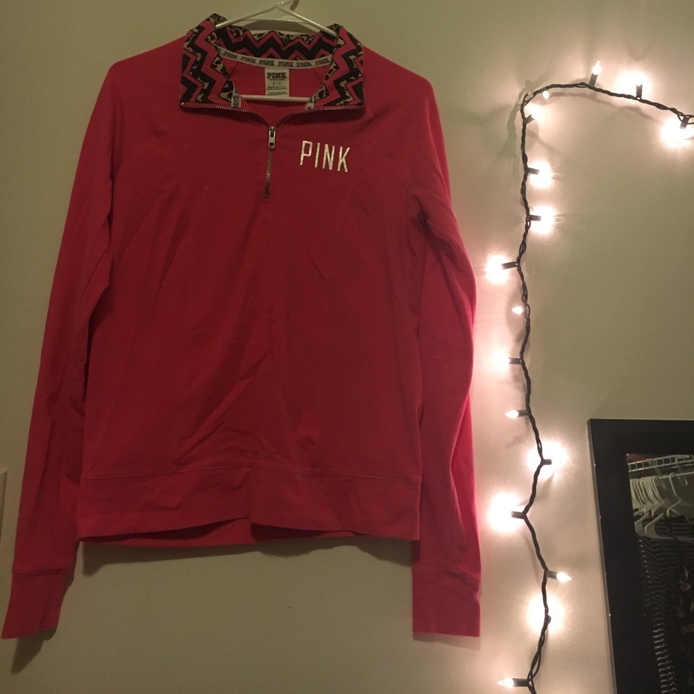 Pink Half Zip
