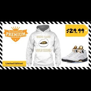 Limited amount of sweaters and shirts.