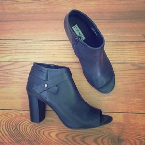 Steve Madden peep-toe booties