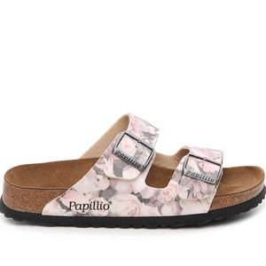 NWOT PAPILLIO BIRKENSTOCK SILKY ROSE FLAT SANDAL