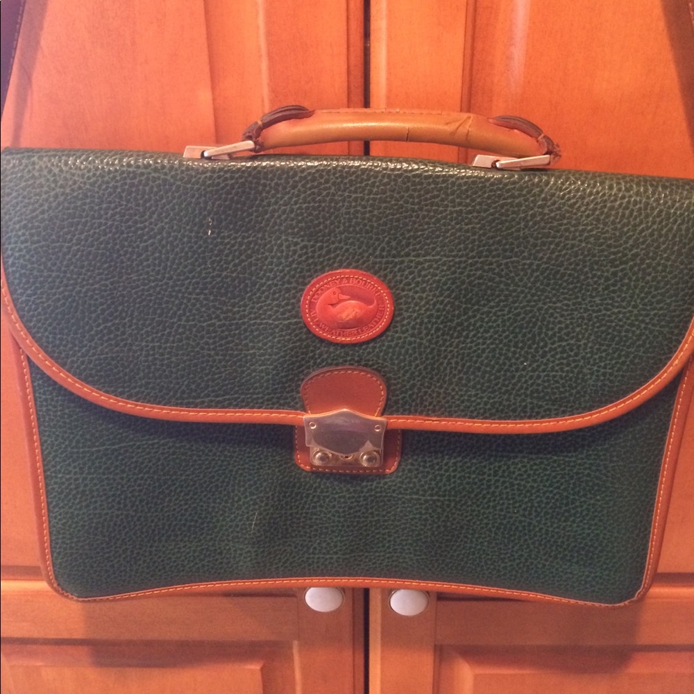 Dooney & Bourke antique briefcase leather