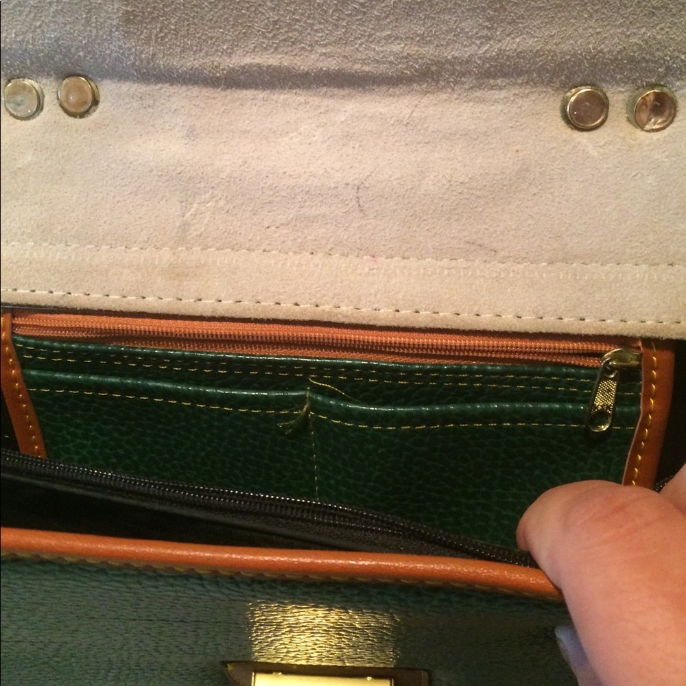 Dooney & Bourke antique briefcase leather - Picture 3 of 4