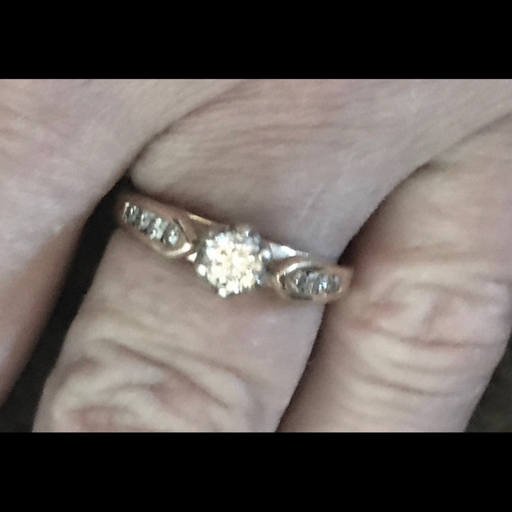 14K Gold Diamond Ring