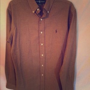 Polo Ralph Lauren Tweed Flannel Shirt, Medium