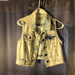 Jean crop jacket