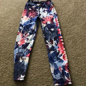 New! Captain America Leggings