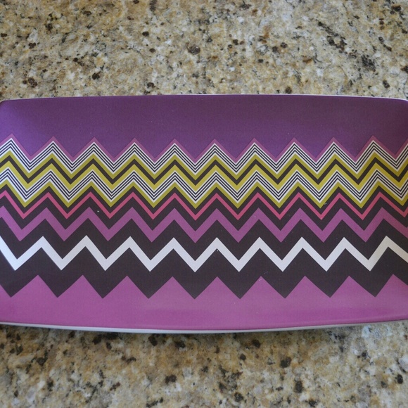 Missoni Other - Missoni Zig Zag Platter in violet Missoni Other - Missoni Zig Zag Platter in violet