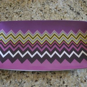 Missoni Other - Missoni Zig Zag Platter in violet Missoni Other - Missoni Zig Zag Platter in violet