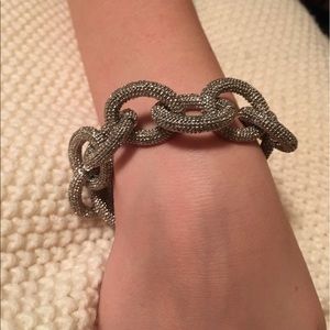 BANANA REPUBLIC— Silver Link Bracelet
