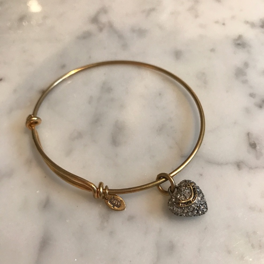 Juicy Couture bracelet - Heart charm - gold