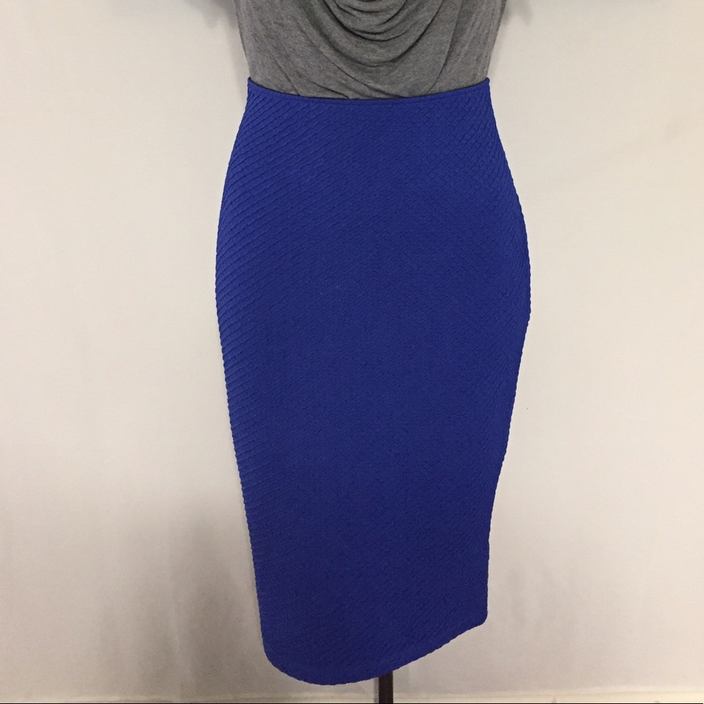 Apt. 9 Royal Blue Pencil Skirt